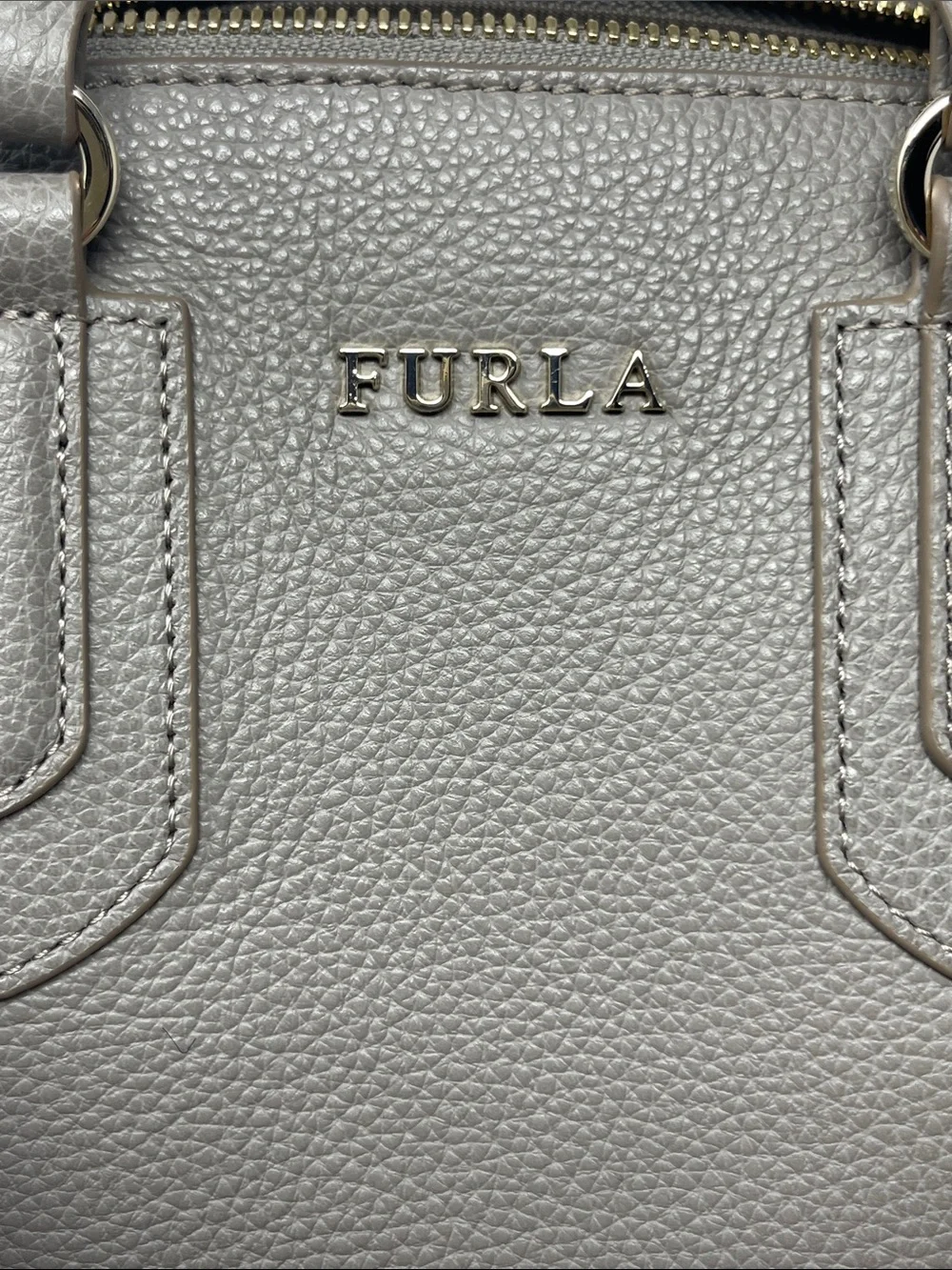 Furla satchel pebbled